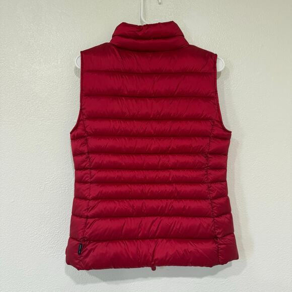 Save The Duck Women's Charlotte Vest Puffer Vest Animal Free Fiery Red Size 0 XS - Picture 3 of 8